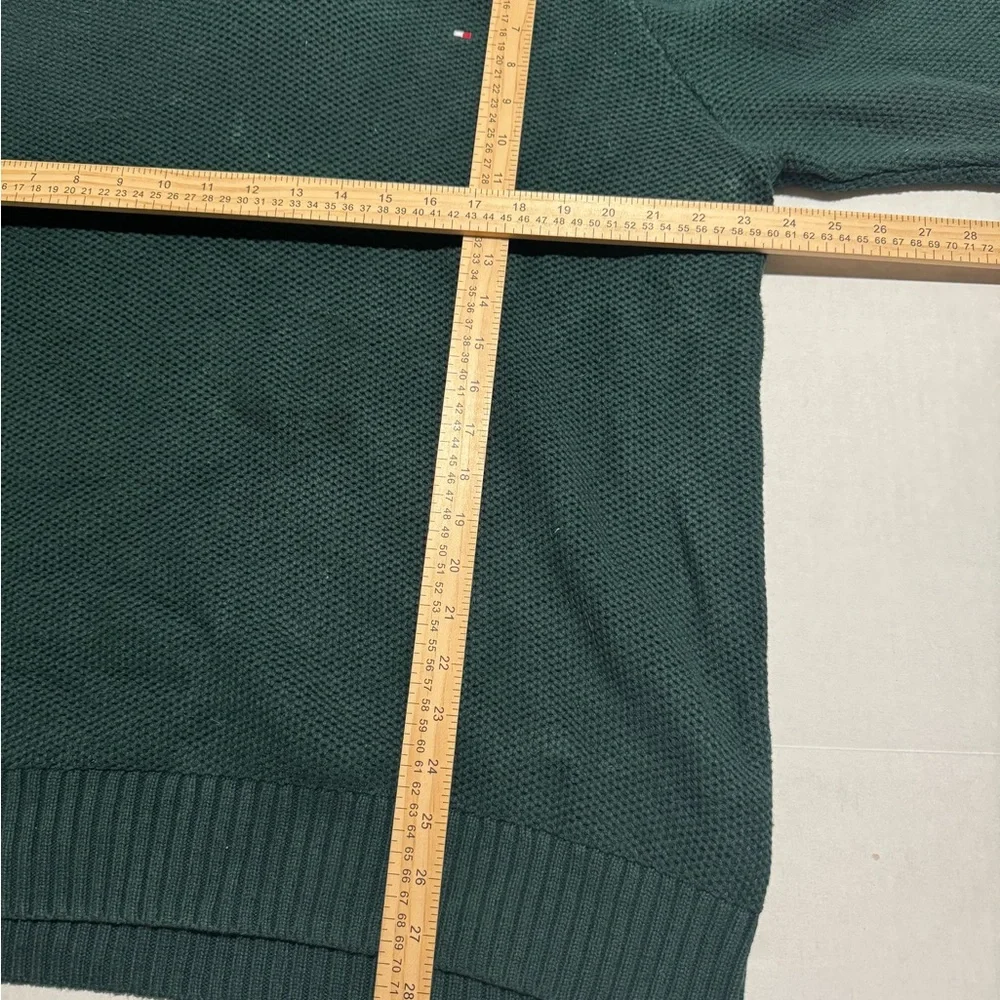 Tommy Hilfiger knit heavyweight sweater, green, men's XL‎